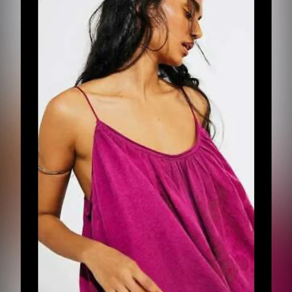 Free People Magenta Camisole Top - Picture 7 of 13